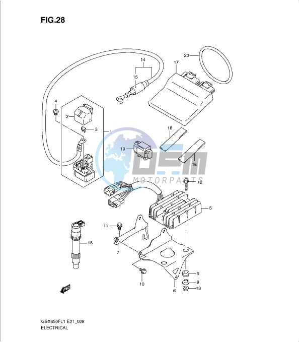 ELECTRICAL (GSX650FUL1 E21)