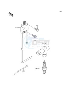 KDX 200 H [KDX200] (H2-H5) [KDX200] drawing IGNITION SYSTEM