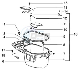 NRG 50 MC3 DD drawing Case - Helmet