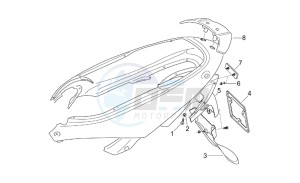 Leonardo 125-150 drawing Rear body II