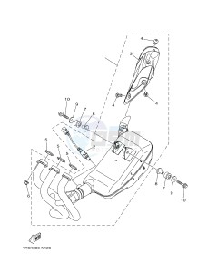 MT09 900 (1RCC) drawing EXHAUST