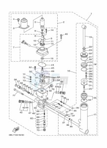 F40FETS drawing POWER-TILT-ASSEMBLY