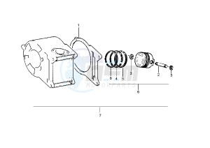 X9 EVOLUTION 250 drawing Cylinder - Piston