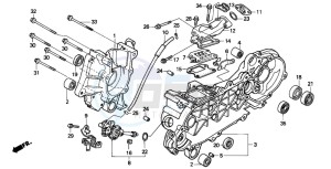 SK50M drawing CRANKCASE/OIL PUMP