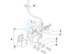 Liberty 200 4t (N15000U03) drawing Brakes hose  - Calipers