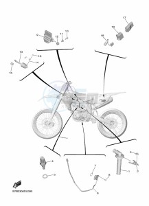 YZ250F (B7B2) drawing ELECTRICAL 1