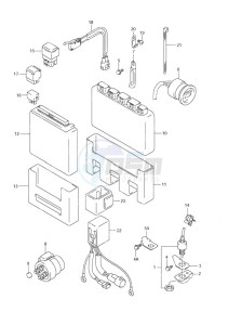 DF 60 drawing Engine Control Unit