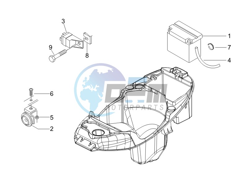 Remote control switches - Battery - Horn