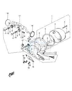 KE 100 A [KE100] (A9-A10) [KE100] drawing TAILLIGHT