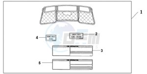 GL1800A France - (F / CMF) drawing INNER TRUNK LID ORG