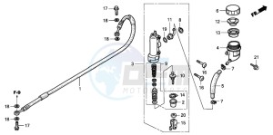 CR85RB drawing RR. BRAKE MASTER CYLINDER