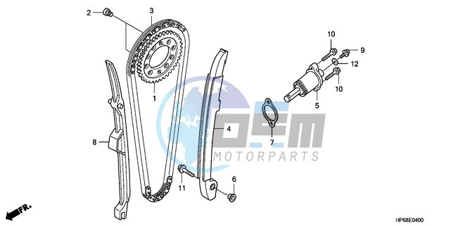 CAM CHAIN/TENSIONER