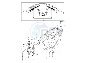 YZF R46 600 drawing SIDE COVER