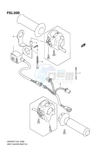 AN400Z ABS BURGMAN EU-UK drawing GRIP HEATER