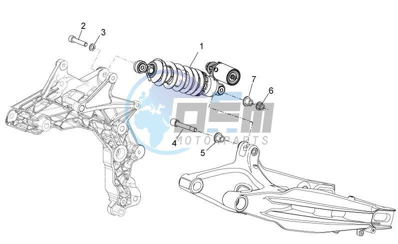 Rear shock absorber