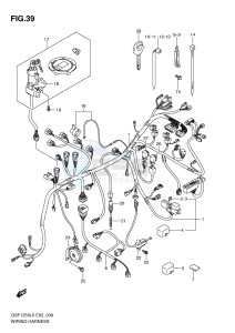 GSF1250 (E2) Bandit drawing WIRING HARNESS (GSF1250AL0)