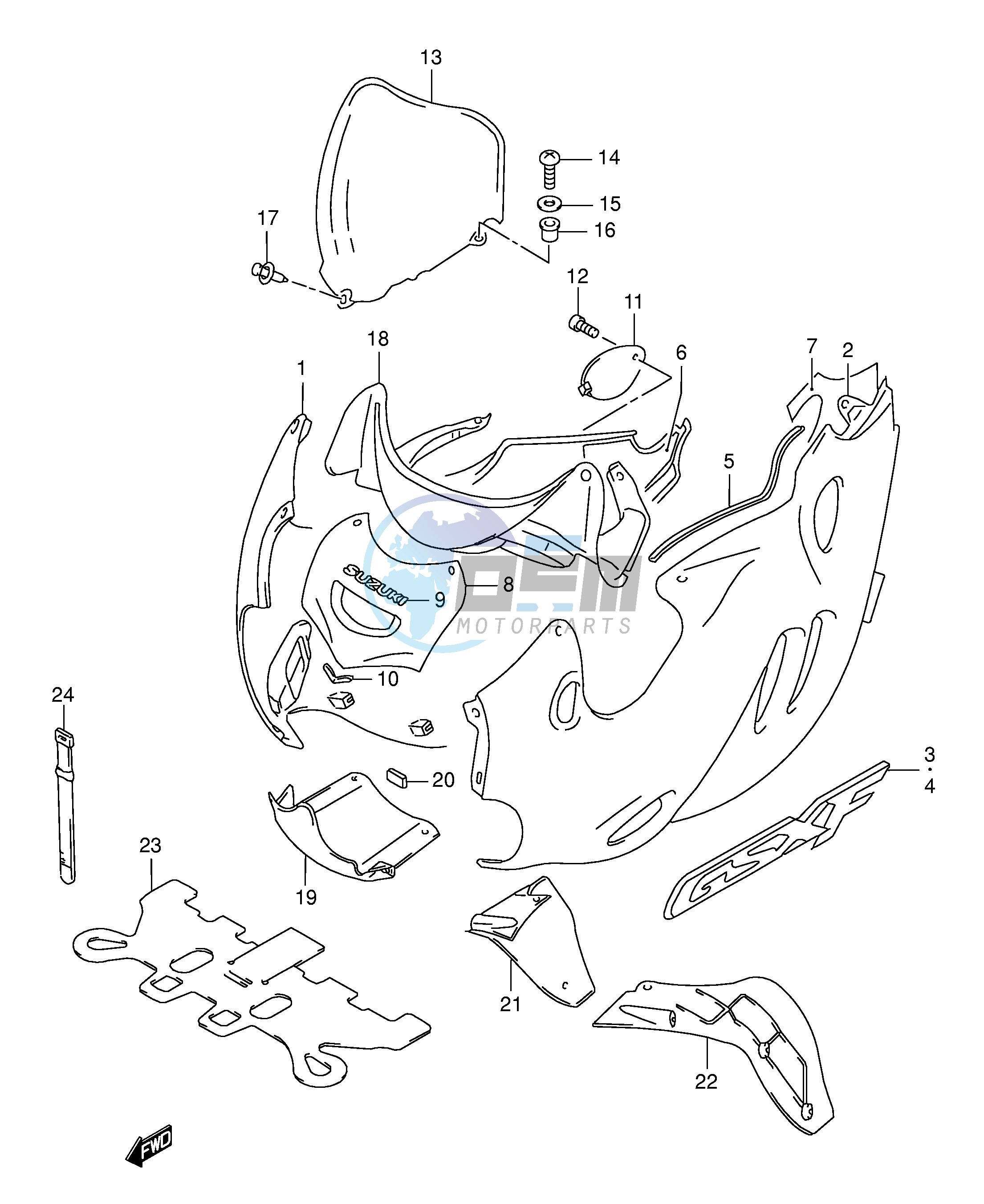 COWLING BODY (MODEL K4)