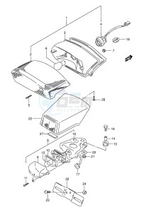 GSX600F (E2) Katana drawing TAIL LAMP