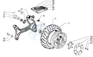 Hexagon 180 GTX drawing Rear Wheel