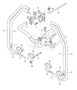 GSX750F (E2) drawing 2ND AIR (E2 E19 P37)