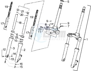 Diesis 100 drawing Front Fork