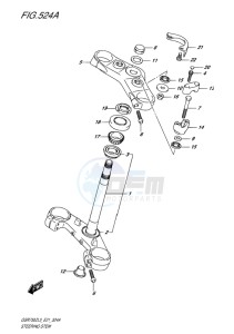 GSR750Z ABS EU drawing STEERING STEM