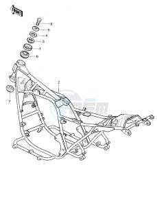 KZ 1000 P [POLICE 1000] (P1-P5) [POLICE 1000] drawing FRAME