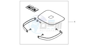 CBF600SA drawing TOP BOX PANEL KIT - NH-A13M