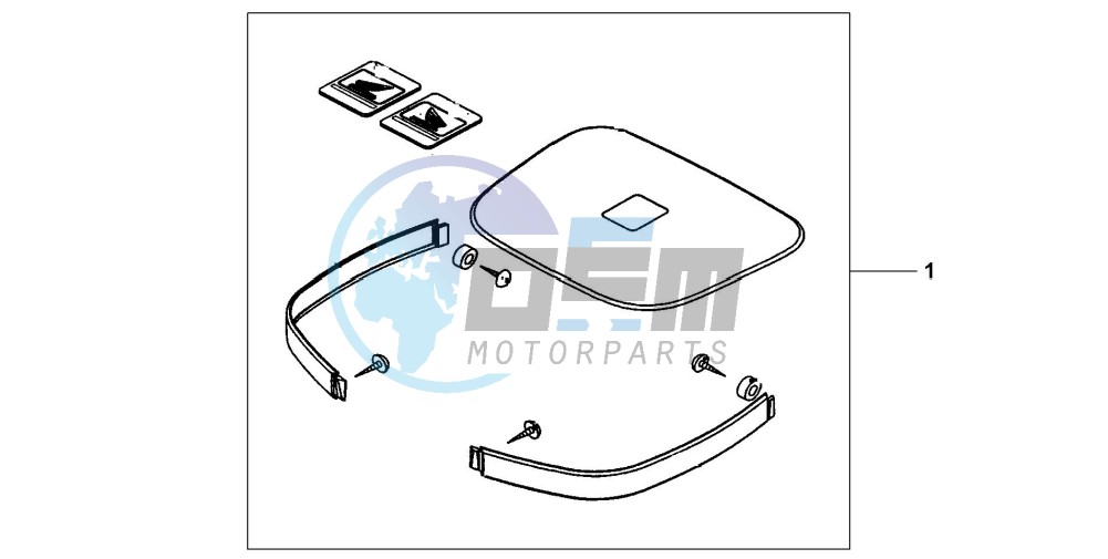 TOP BOX PANEL KIT - NH-A13M