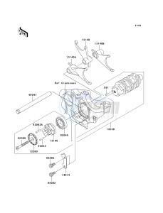 ZX 1200 C [NINJA ZZR 1200] (C1-C4) [NINJA ZZR 1200] drawing GEAR CHANGE DRUM_SHIFT FORK-- S- -