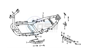 RED DEVIL 50 L6 drawing FRAME