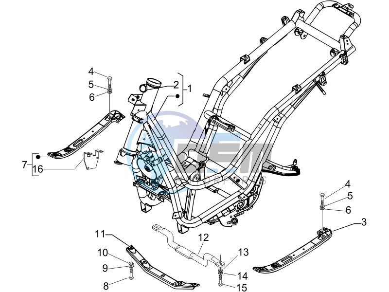 Frame bodywork