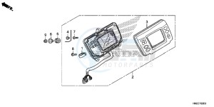 TRX500FPAE TRX500FPA Europe Direct - (ED) drawing METER