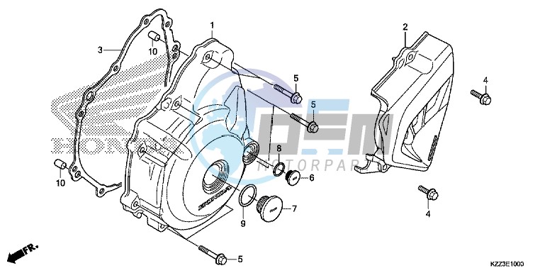 LEFT CRANKCASE COVER