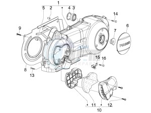 Carnaby 250 4t ie e3 drawing Crankcase cover - Crankcase cooling