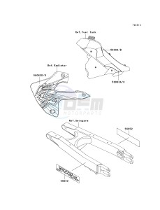 KLX 300 A [KLX300R] (A2-A6) [KLX300R] drawing DECALS-- KLX300-A5- -