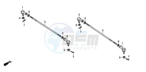 TRX200 FOURTRAX 200 drawing TIE ROD