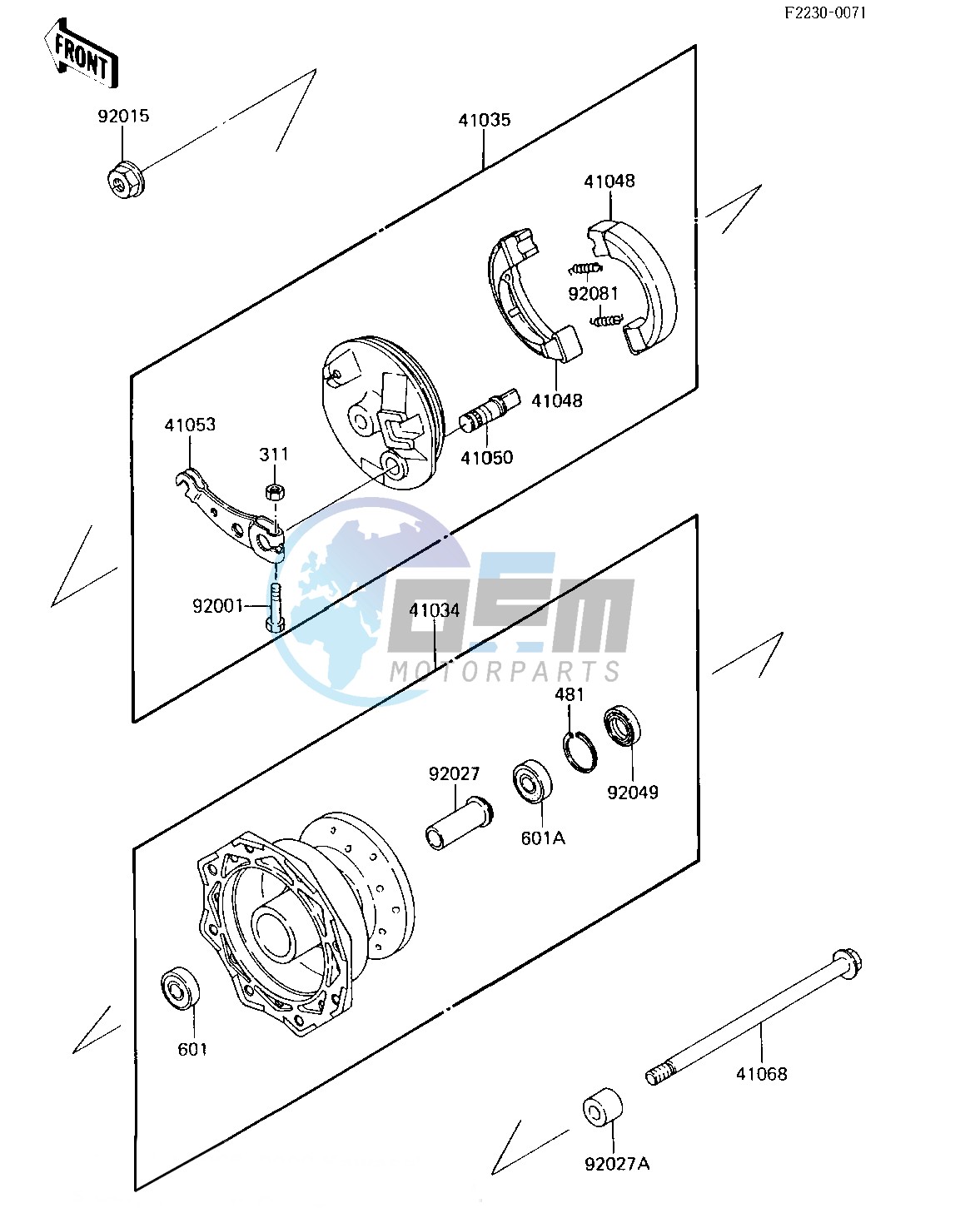 FRONT HUB