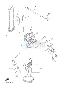 XJ6S 600 DIVERSION (S-TYPE) (36CF 36CH) drawing OIL PUMP