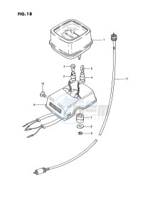 PV50 (E15) drawing SPEEDOMETER (E15)