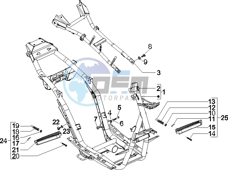 Frame bodywork