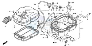 VFR800A drawing AIR CLEANER