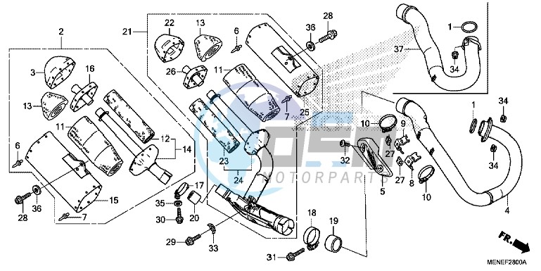 EXHAUST MUFFLER