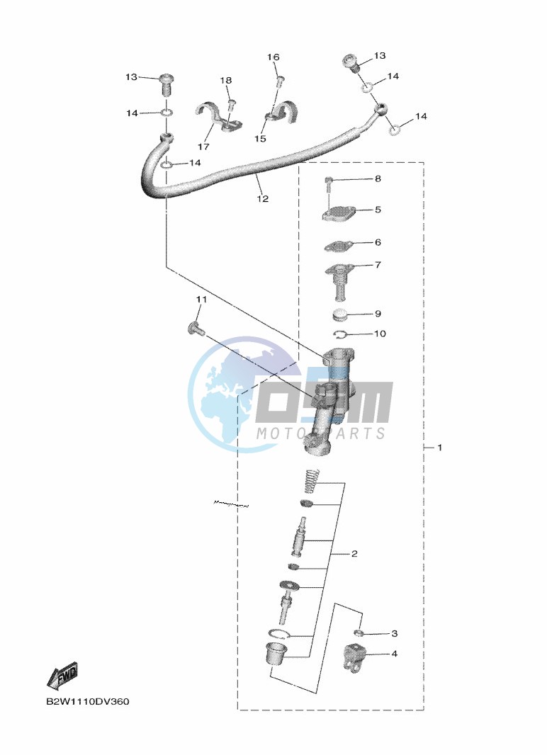 REAR MASTER CYLINDER