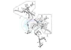 YP MAJESTY 150 drawing BRAKE SYSTEM