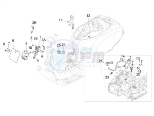 LX 125 4T 3V IGET NOABS E3-E4 (APAC) drawing Voltage Regulators - Electronic Control Units (ecu) - H.T. Coil