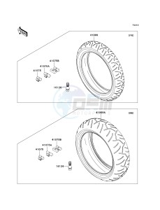 KRF 750 F [TERYX 750 4X4 NRA OUTDOORS] (F8F) C9FA drawing TIRES