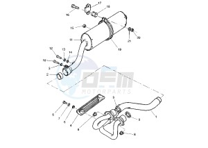 TT R 600 drawing EXHAUST