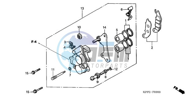 FRONT BRAKE CALIPER