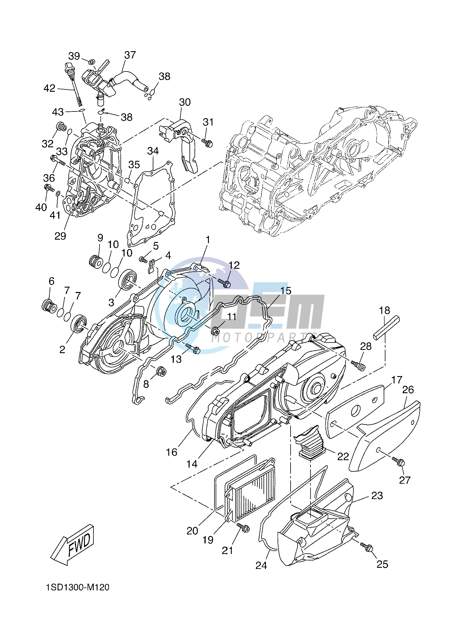 CRANKCASE COVER 1